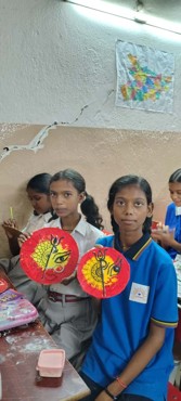 "Creative Maa Durga Wall Hanging Activity at GPS Patna"