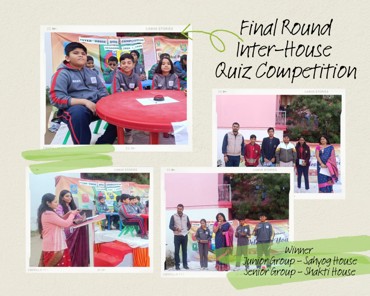 Inter House Quiz Competition  Junior Champions Sahyog House & Senior Champions Shakti House